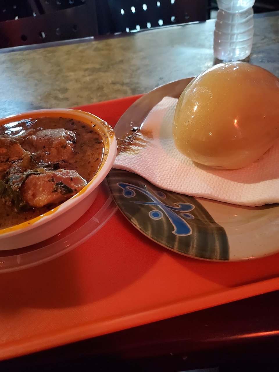 Egusi Soup with Fufu