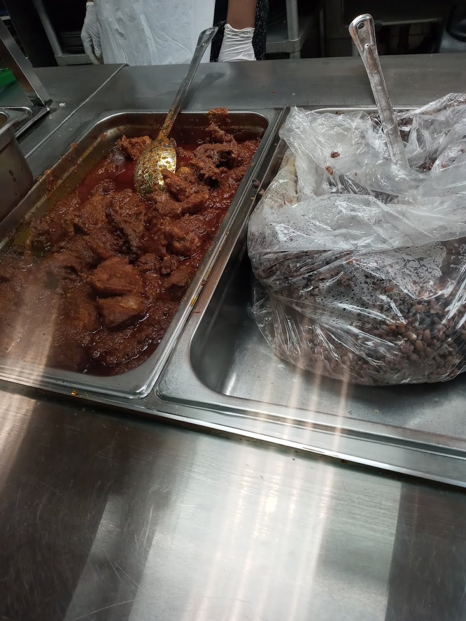 Waakye and Stew Beef