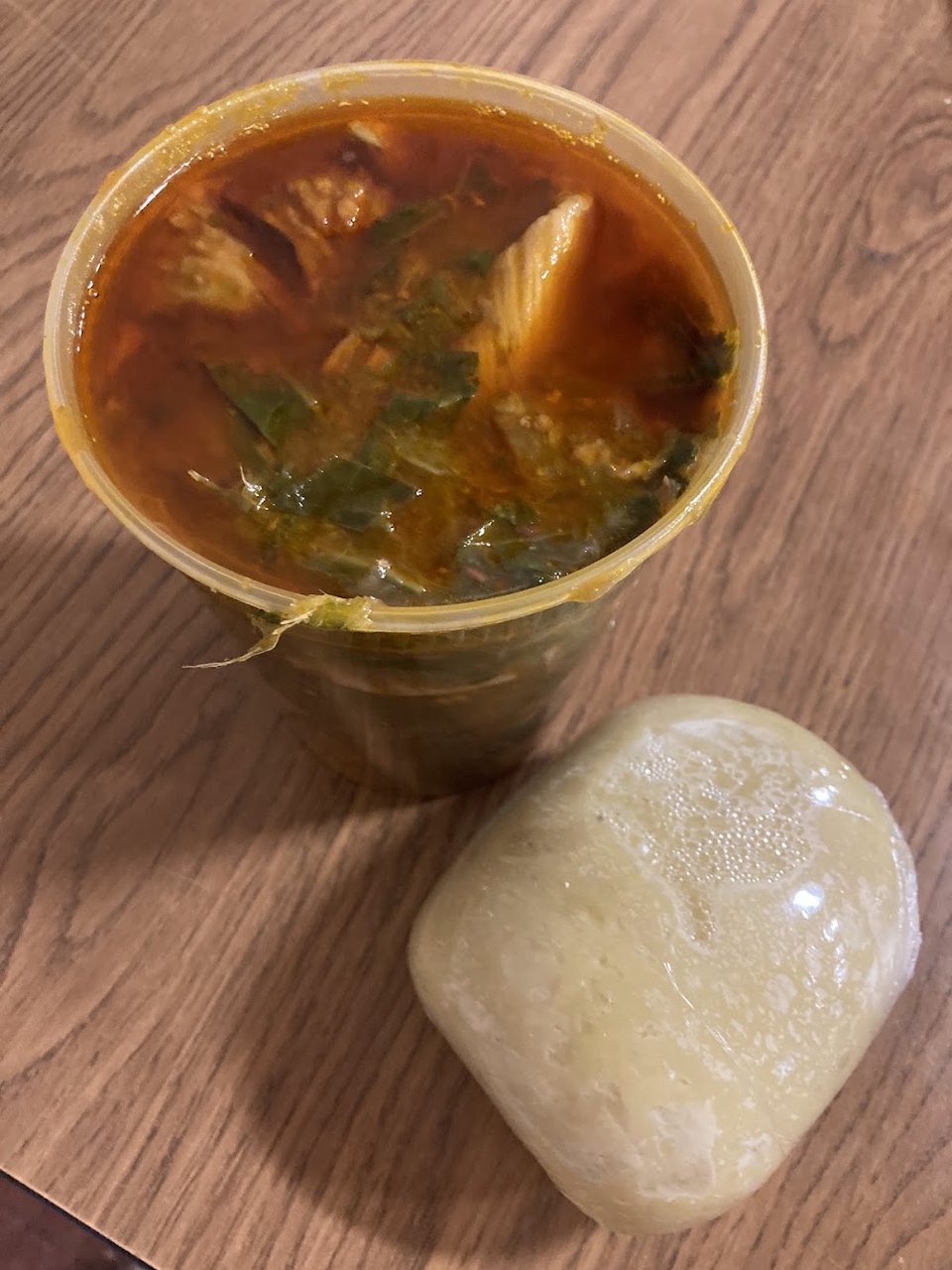 Fufu and Egusi Soup